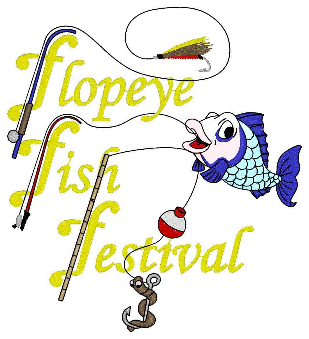 Flopeye Fish Festival logo