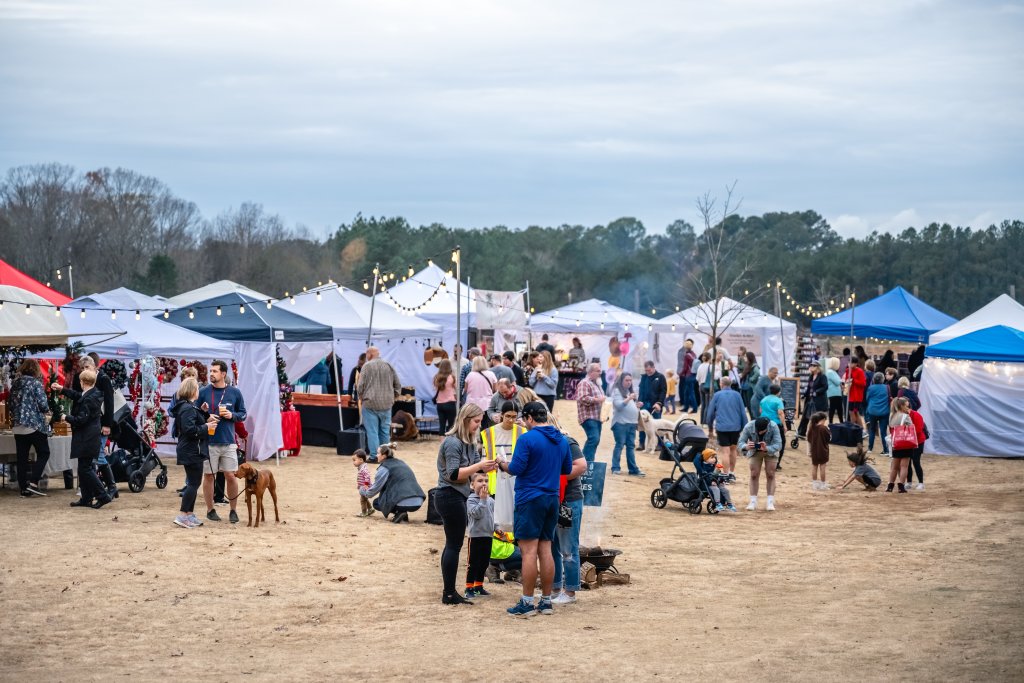 Fall Artisan Market at Anne Springs Close Greenway in Fort Mill, South Carolina.