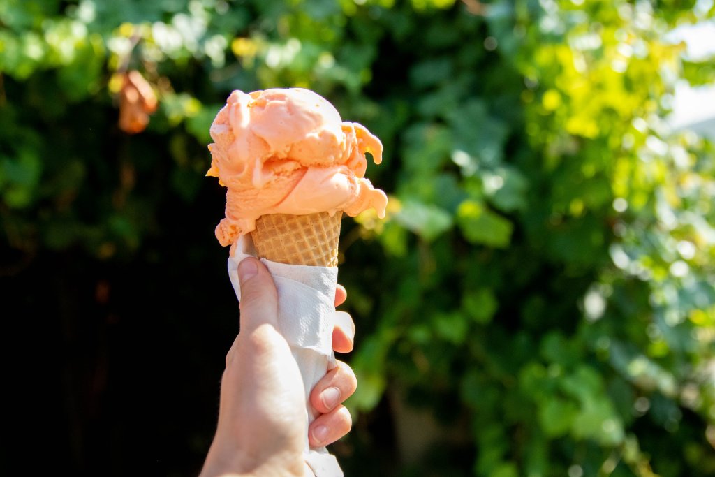 ice cream from cotton hills farm