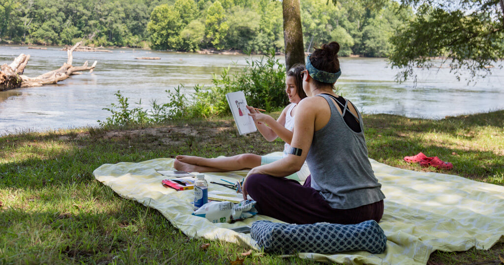 By the water at Landsford Canal State Park