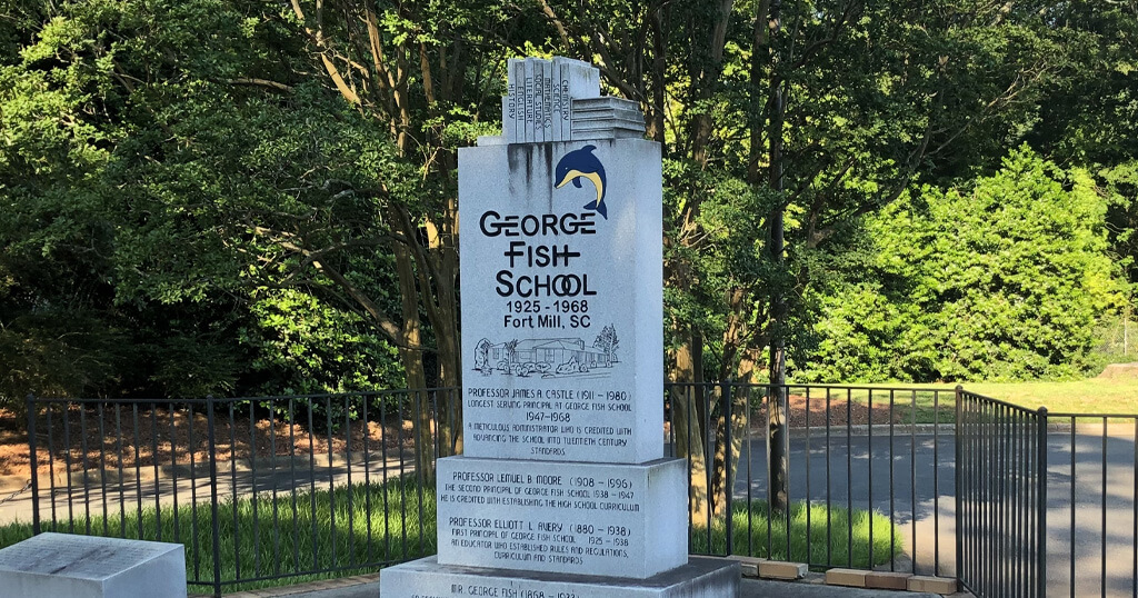 George Fish School Monument