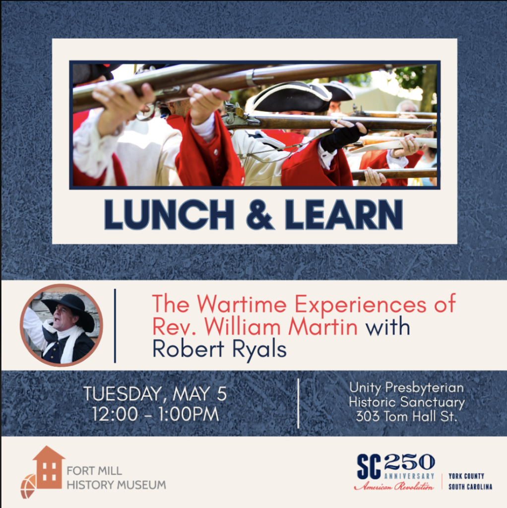 Lunch and Learn : The Wartime Experiences of Rev. William Martin