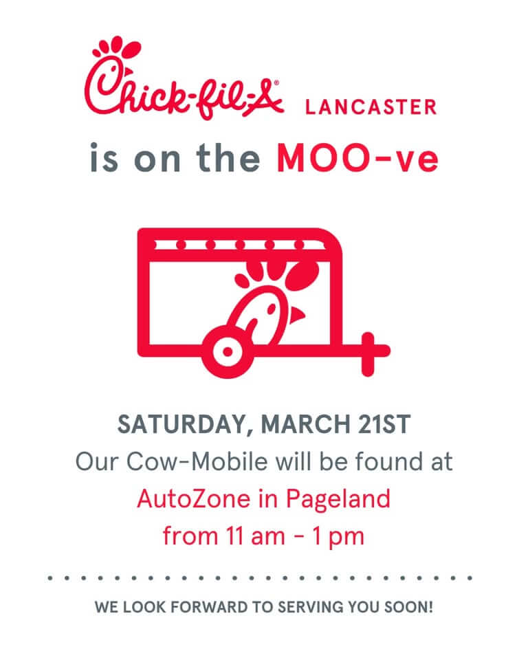 Cow-Mobile at Autozone in Pageland