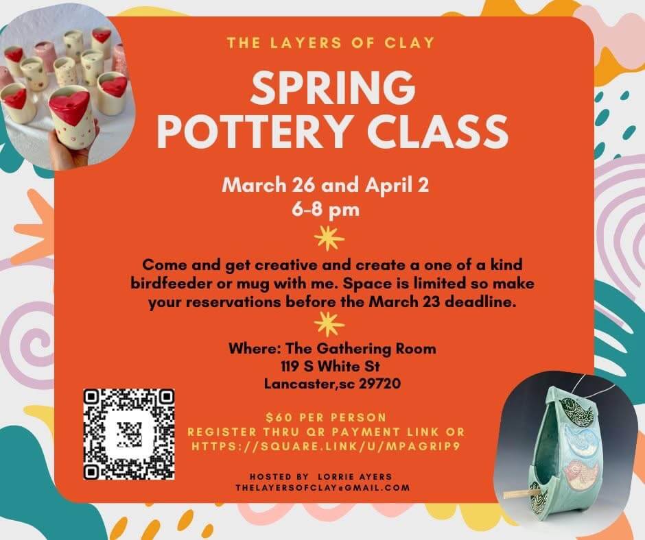 Spring pottery class