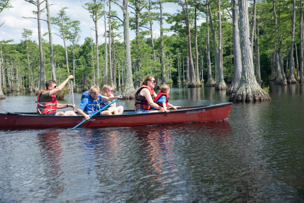 Moonlight Canoe Float