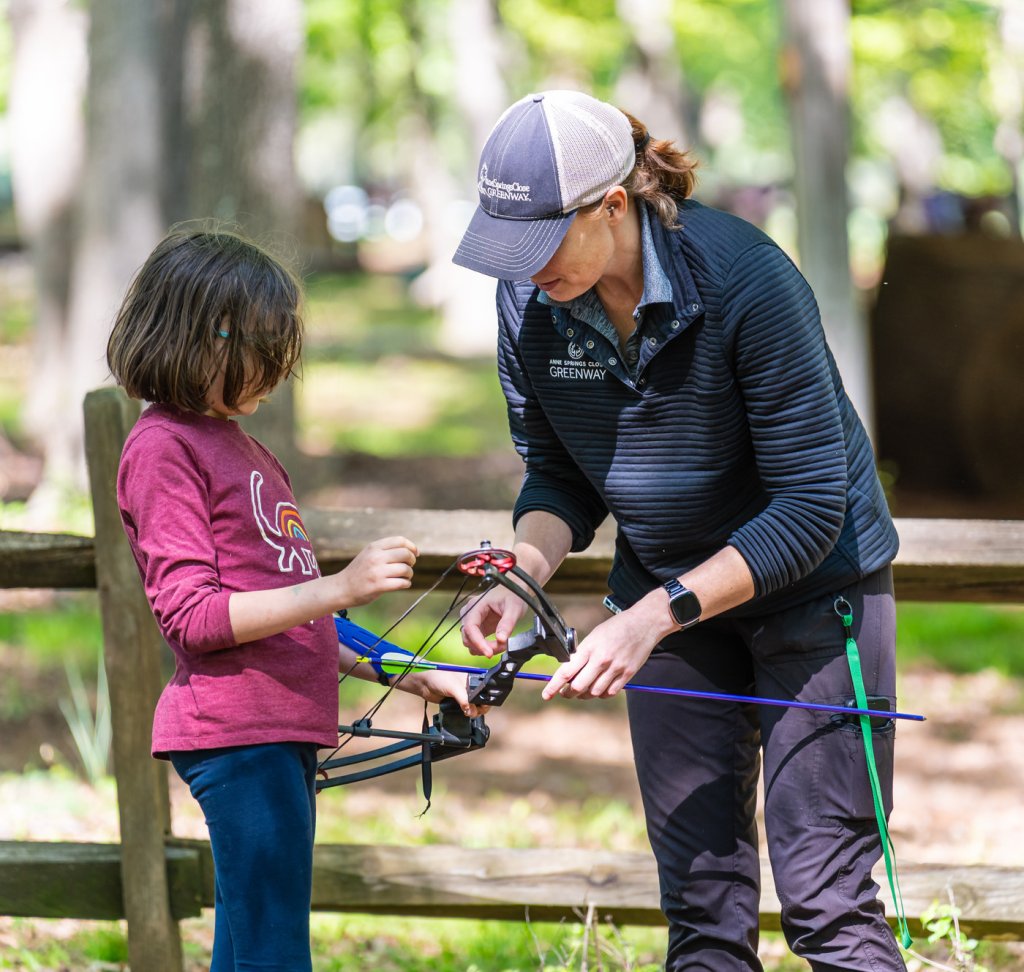 Archery Clinic at Anne Springs Close Greenway