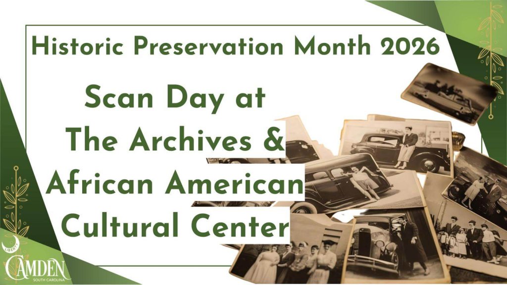 Historic Preservation Month: Scan Day at the Archives & African American Cultural Center