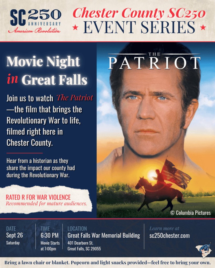 Movie Night in Great Falls: The Patriot