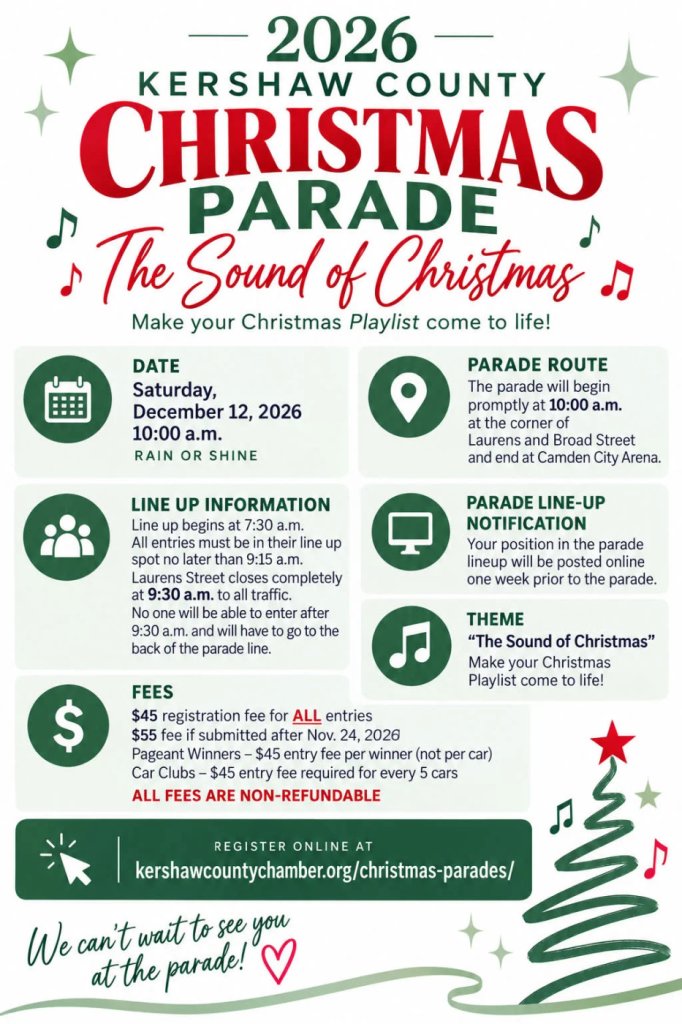 2026 Kershaw County Christmas Parade