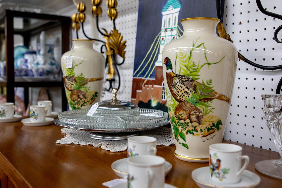 Menagerie Antiques & Collectibles in Camden is a large multi-dealer mall with a wide variety of antique, unique and vintage pieces.
