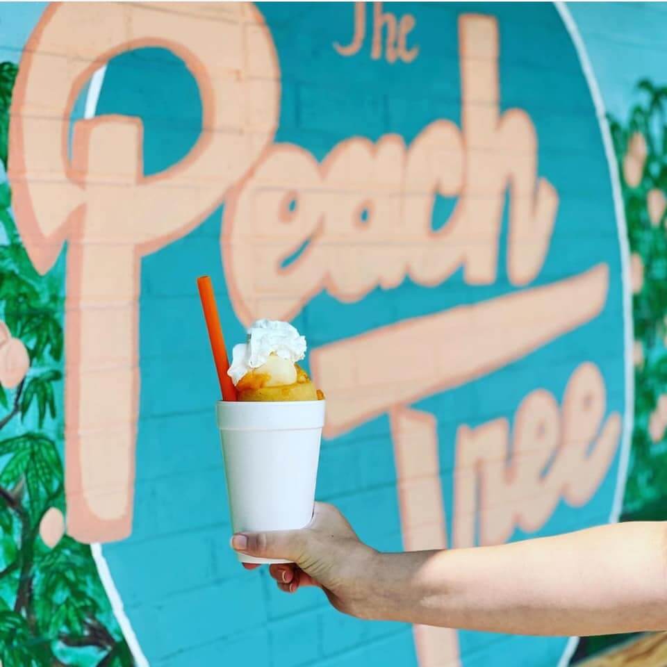 milshake from the peach tree