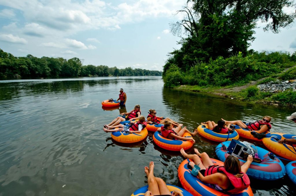 floating down the catawba river